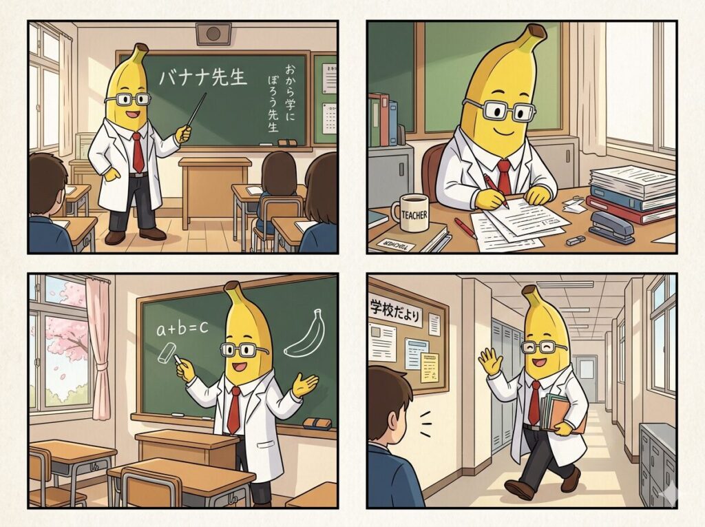 固定プロンプトで生成した画像